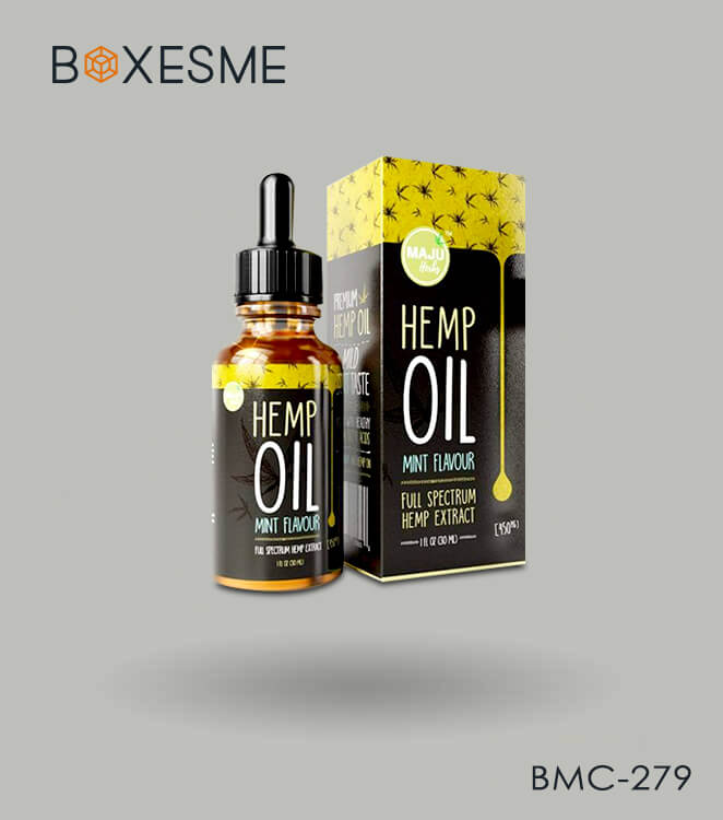 Custom Hemp Oil Box Packaging